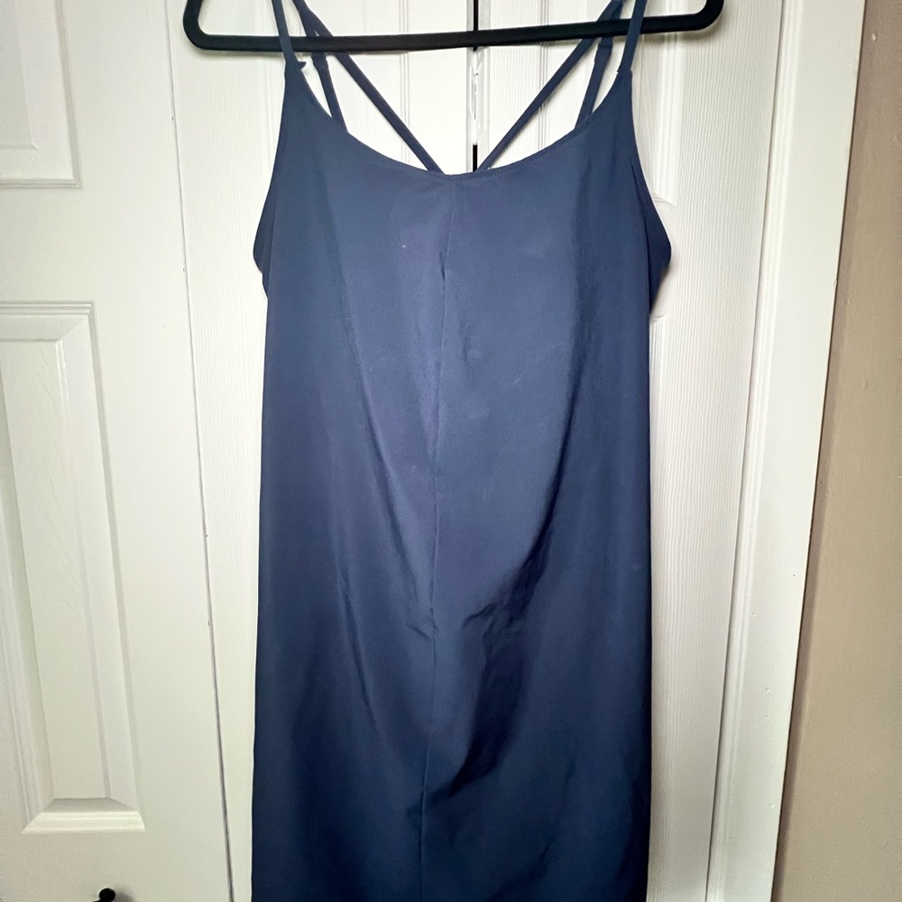 Columbia Navy Blue Tennis Dress w/ Built in Shorts - Size Medium